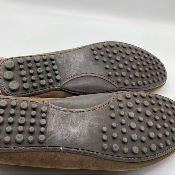 Alan Payne Fatto A Mano Suede Penny Loafers 10 Slip On Moccasin Hand Made - Picture 7 of 8